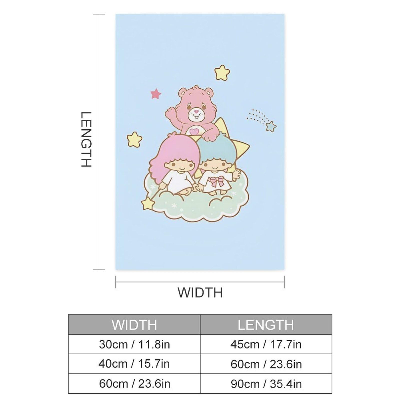 Amazon.co.jp: ケアベア キキララ ポスター 絵画 インテリア 壁紙用
